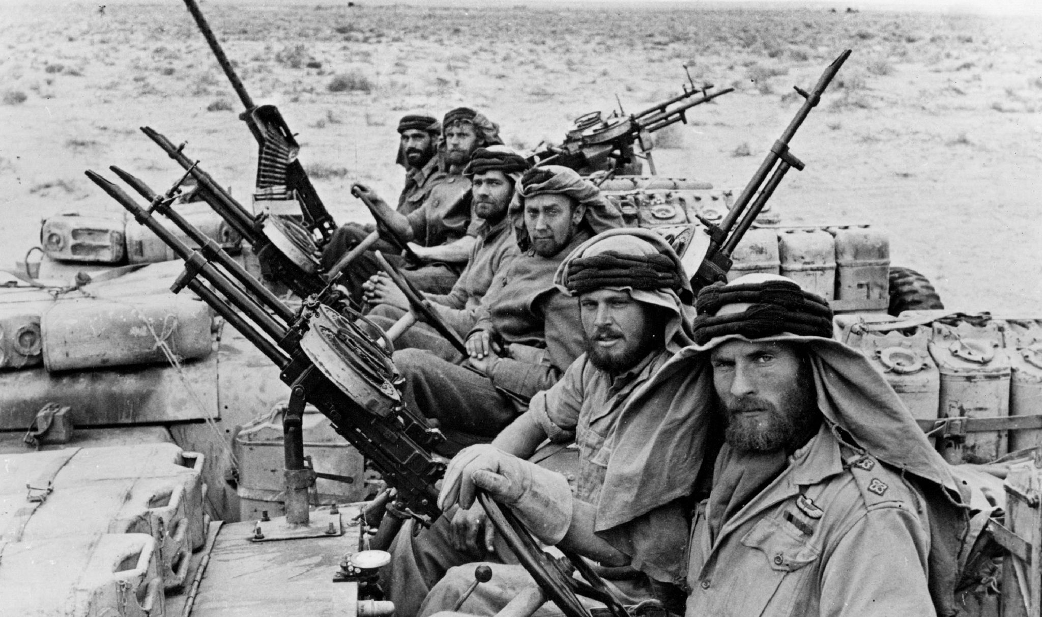 British SAS soldiers on patrol in World War 2. (Photo: Geoffrey Keating / British Army)