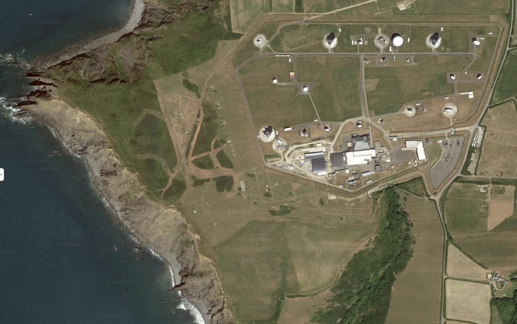 An aerial view of GCHQ Bude. (Photo: Google Maps)