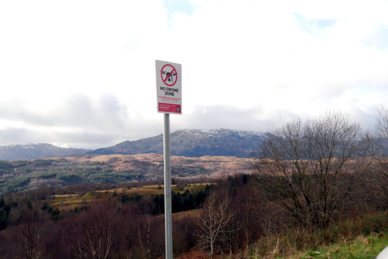 Drones are banned around Faslane (Photo: Phil Miller / DCUK)