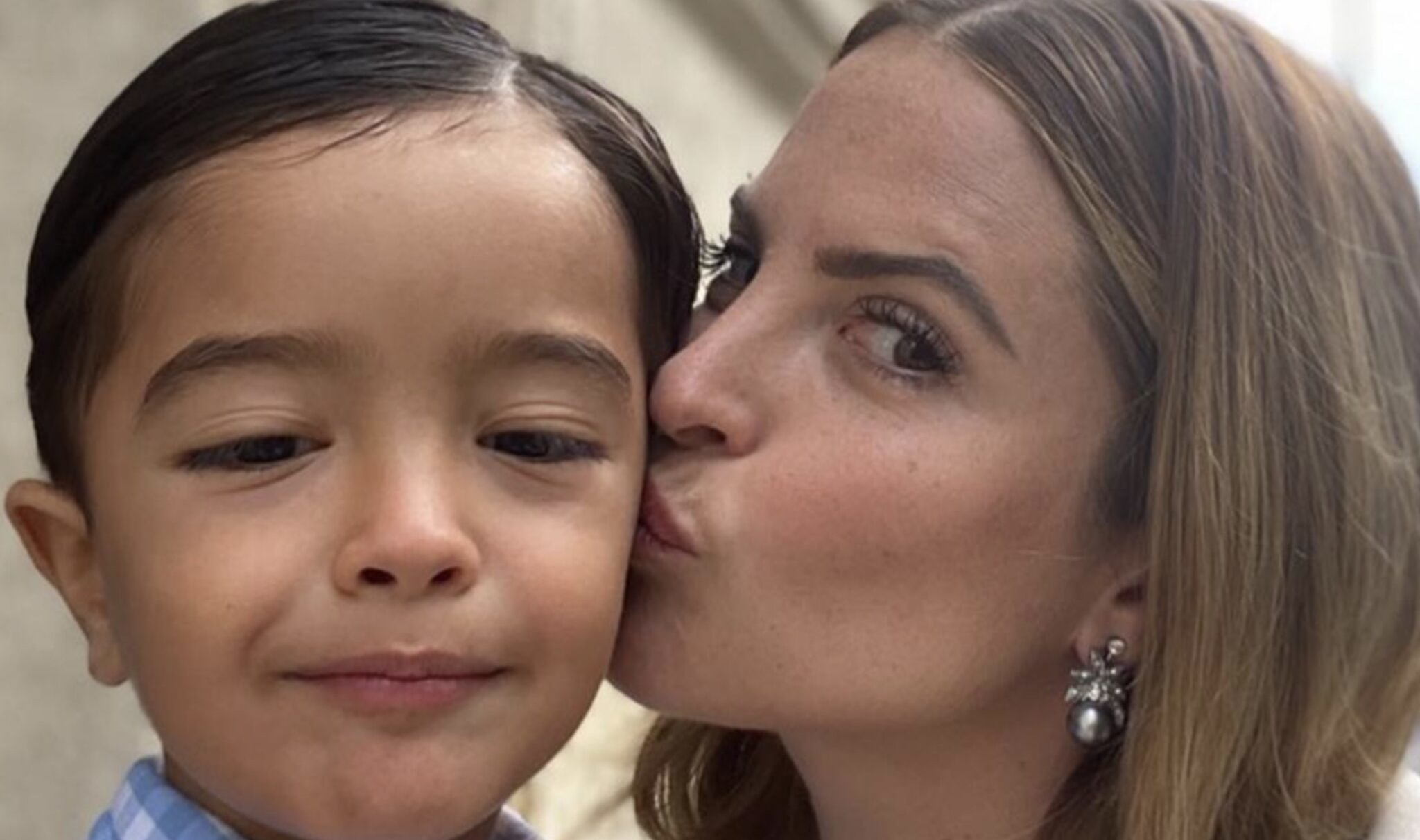 Maud Quinault with her son Fahad-Louis. (Photo: Supplied)