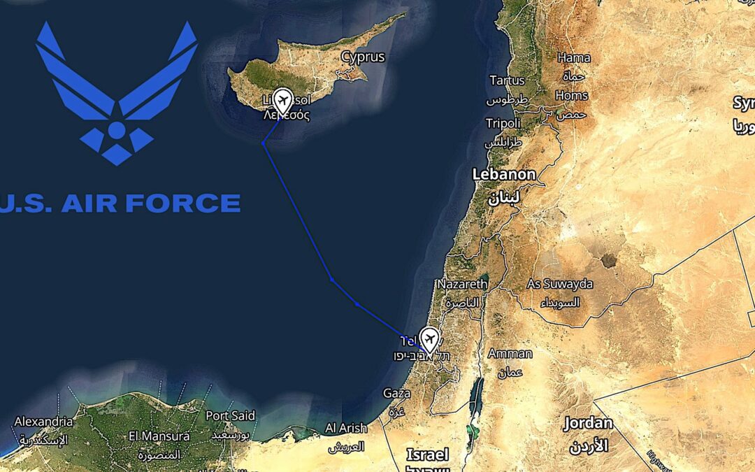 U.S. military is secretly supplying weapons to Israel using UK base on Cyprus