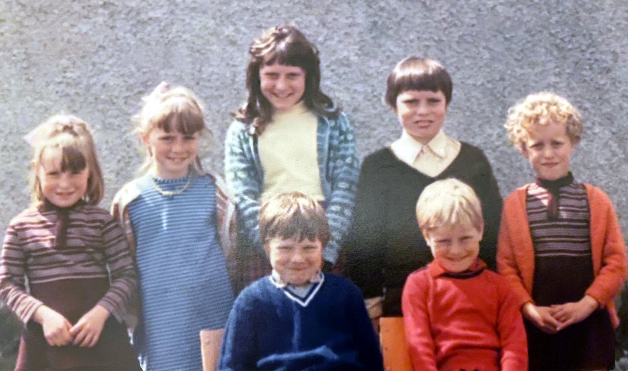 Jim Loughrey’s children pictured before his murder in 1976. (Photo: Supplied)