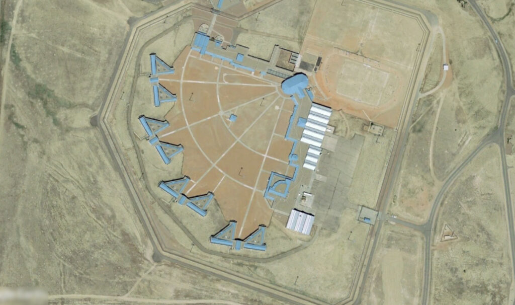 ADX Florence, the supermax prison in Colorado where Assange could be held. (Photo: Google Earth)