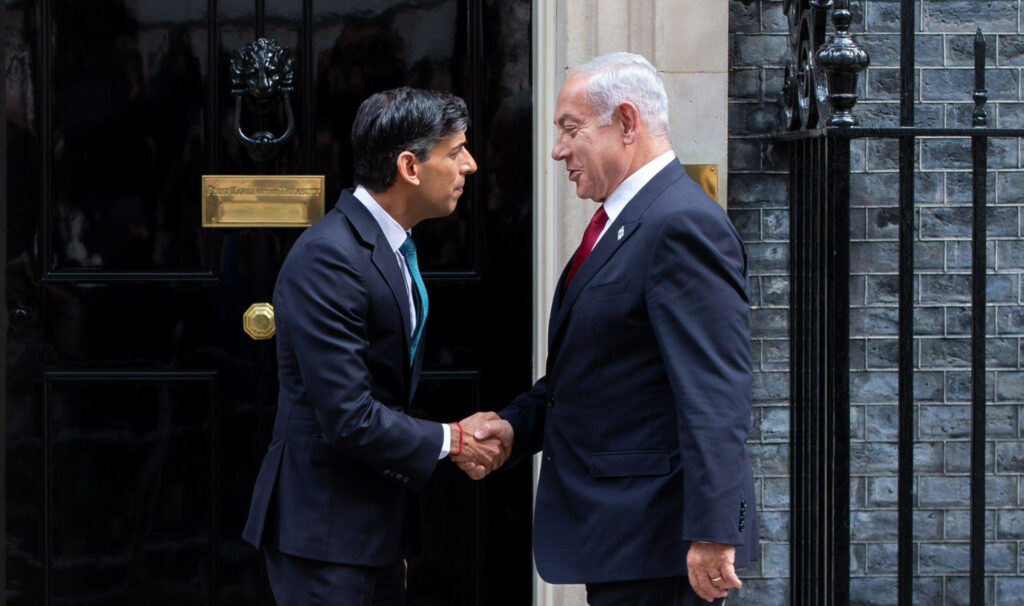 Rishi Sunak met Benjamin Netanyahu days after the Roadmap was signed. (Photo: Tayfun Salci via Alamy)