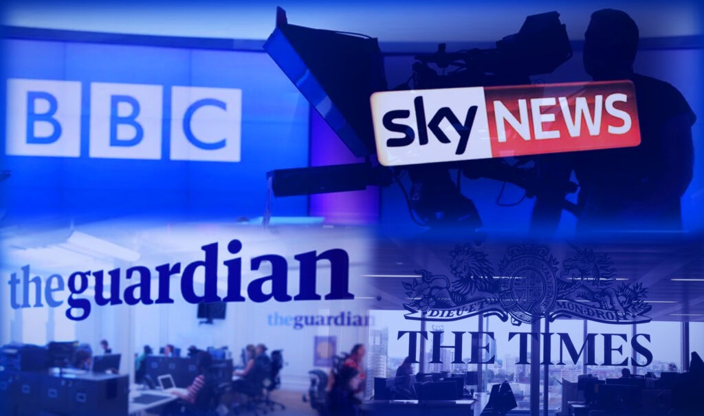 Journalists at the BBC, Sky, Guardian and the Times have accused their outlets of pro-Israel bias