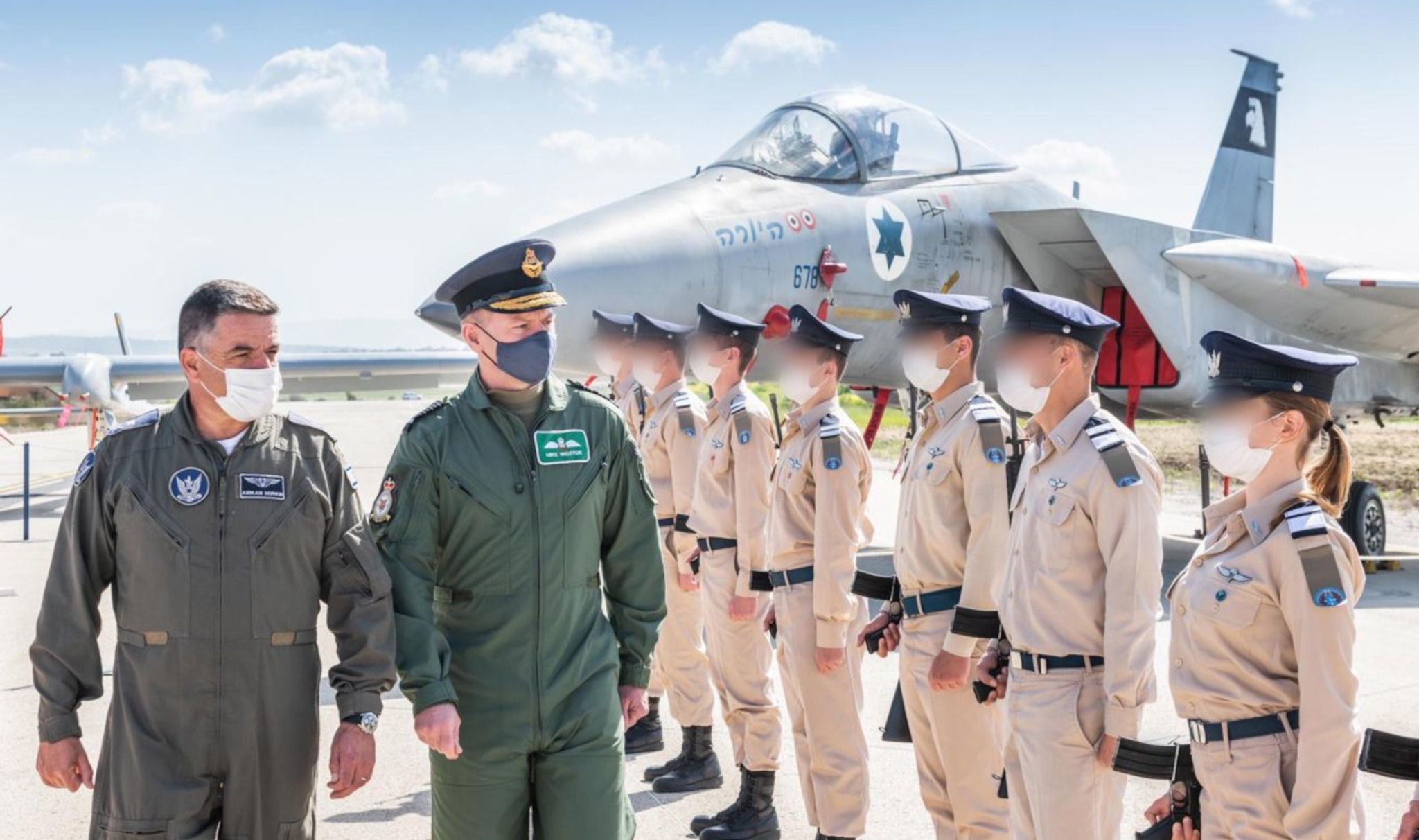 Air Chief Marshal Sir Mike Wigston visits Israel as a guest of its air force commander Amikam Norkin in March 2021. (Photo: RAF)