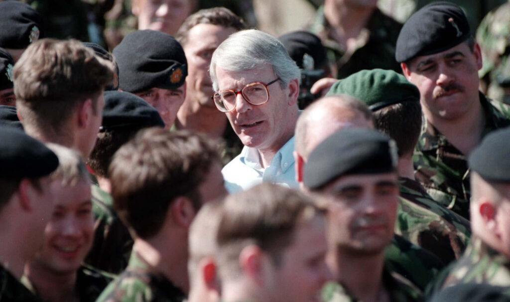 John Major in Bosnia