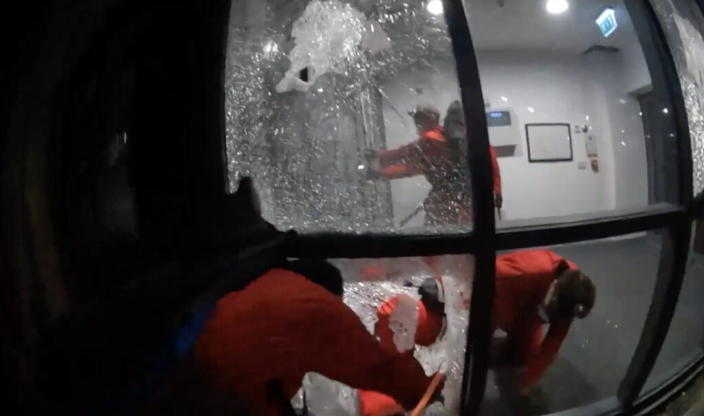 Palestine Action break into an Instro Precision factory.