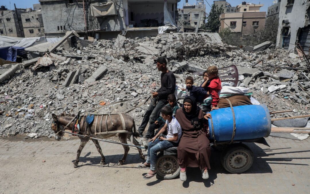 My body is in Al-Mawasi, but my heart is left behind in northern Gaza