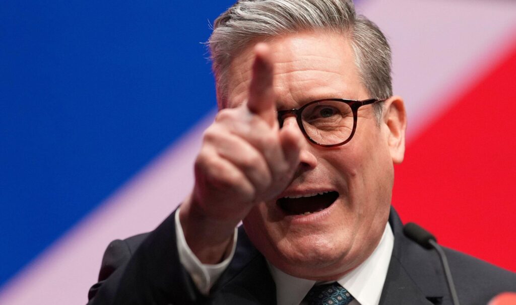 Keir Starmer at the Labour Party conference in Liverpool, 24 September 2024.(Credit: AP Photo/Jon Super/Alamy)