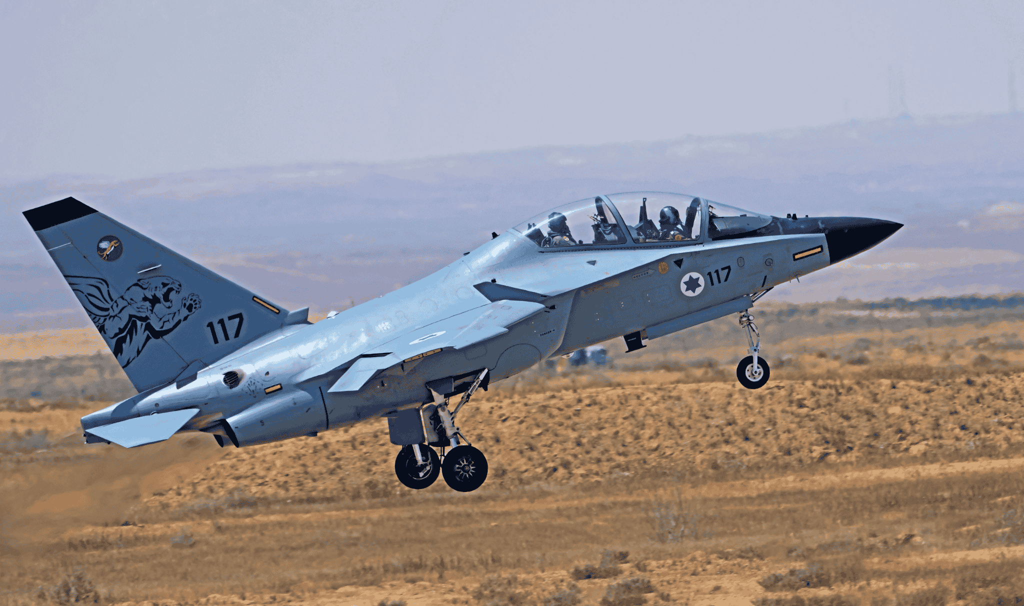 An Israeli air force M-346 Lavi (credit: Hezi Shmueli / Alamy)