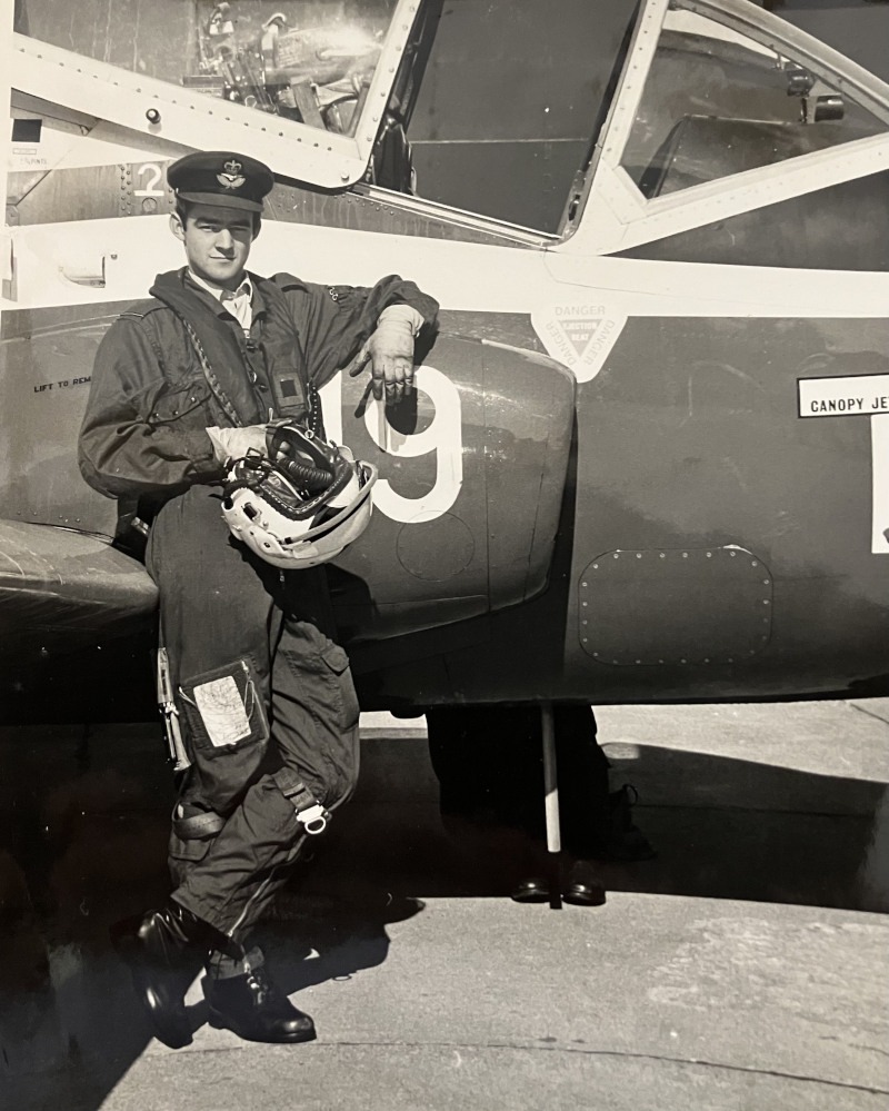 Malcolm Ducker was an RAF fighter pilot. (Photo: Supplied)