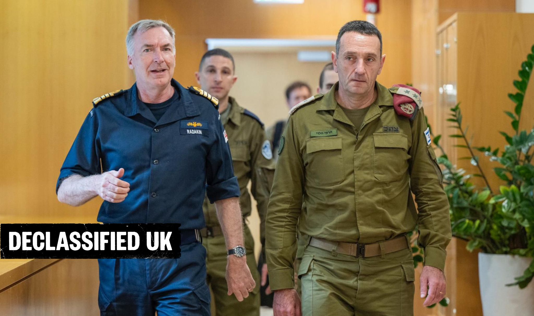 UK defence chiefs made 12 trips to Israel during Gaza war