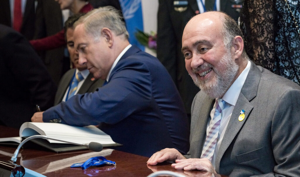 Ron Prosor (right) was Israel’s ambassador to the UK from 2007-11. (Photo: Albin Lohr-Jones / Alamy)