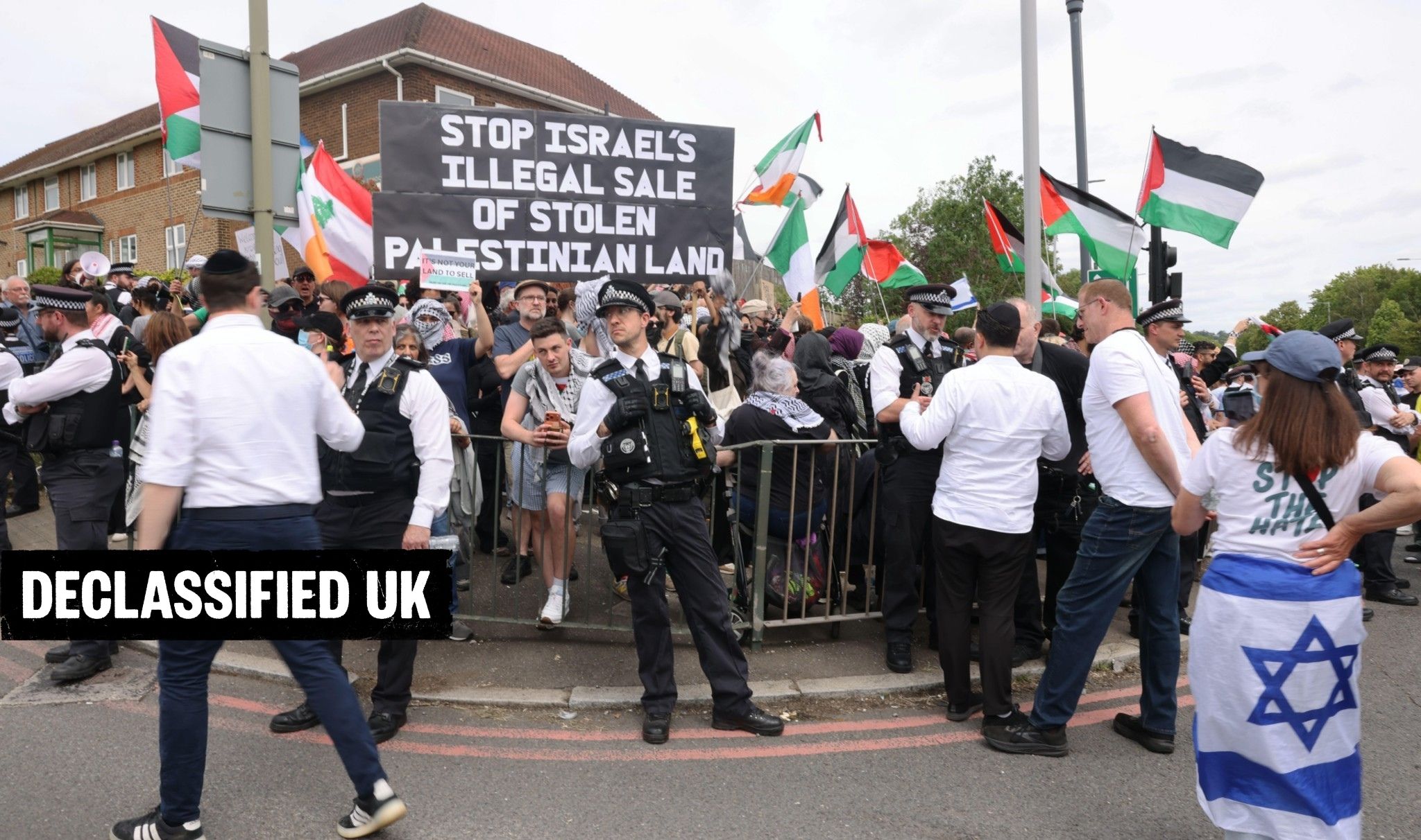 Israeli property event referred to authorities over illegal settlement ads